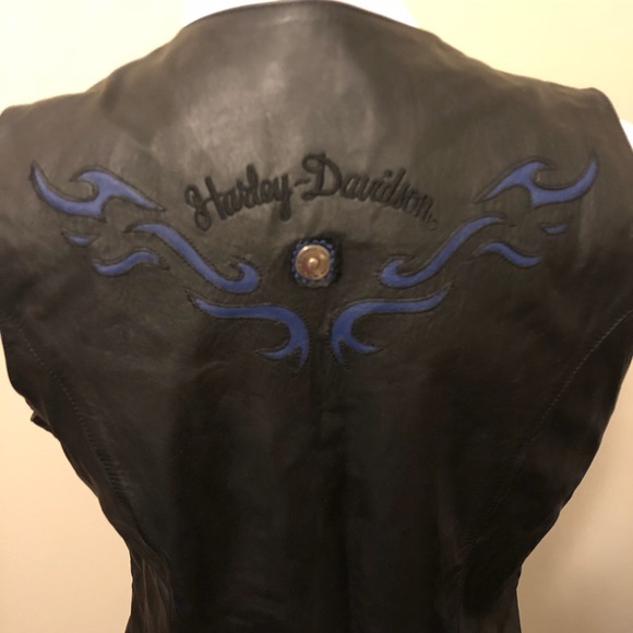 Harley-Davidson Jackets & Blazers - Harley Davidson Ladies Leather Vest